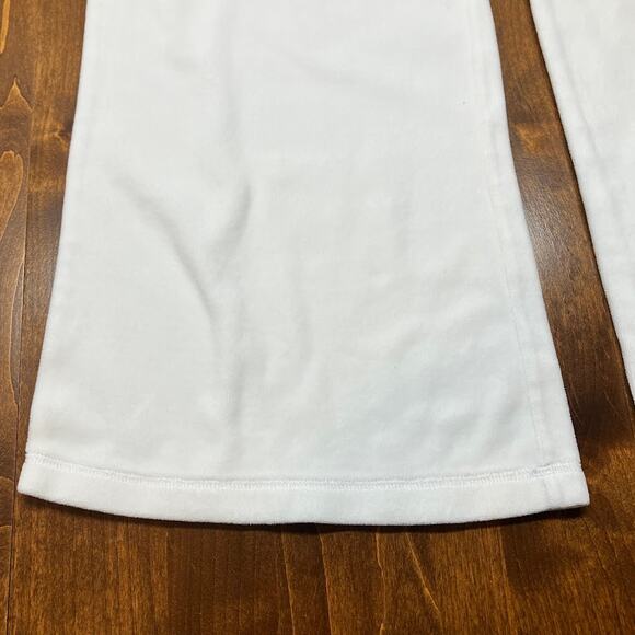 Cat in the Hat White Velour Flare Leg Lounge Pants Women’s Size L Y2K Rare! - Picture 13 of 14